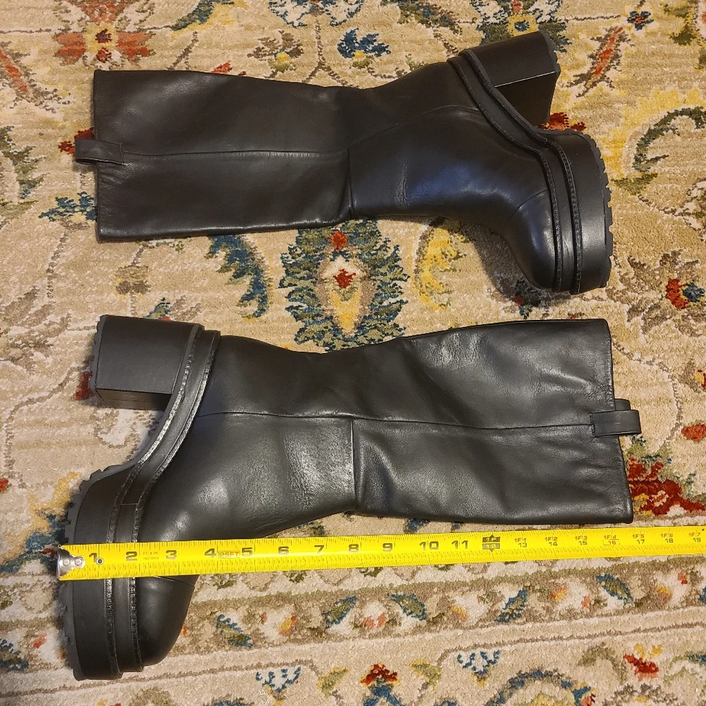 CULT GAIA Hana Block Heel Leather Boots